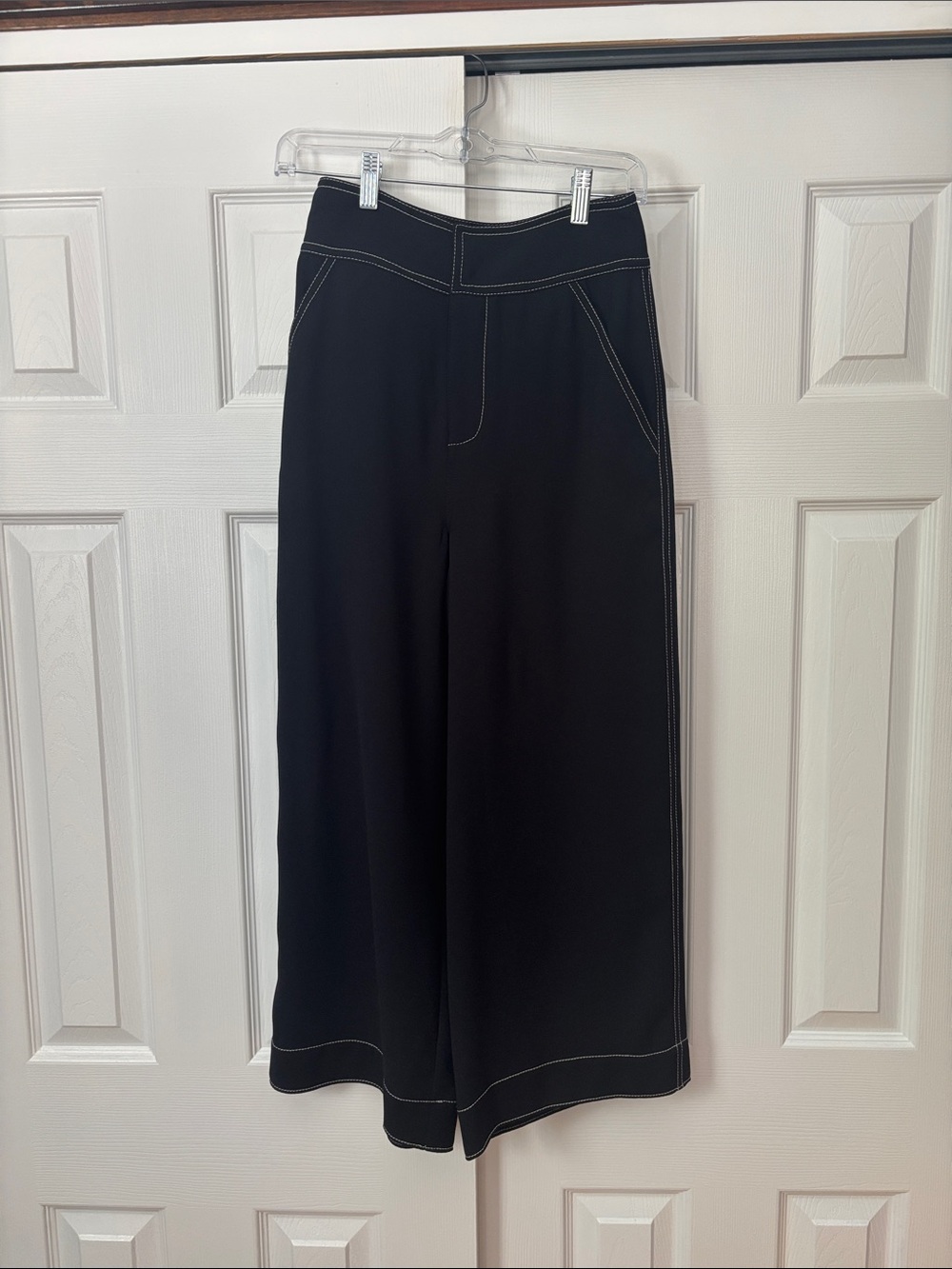 NWT Joie Black Wide Leg Trousers Size 0